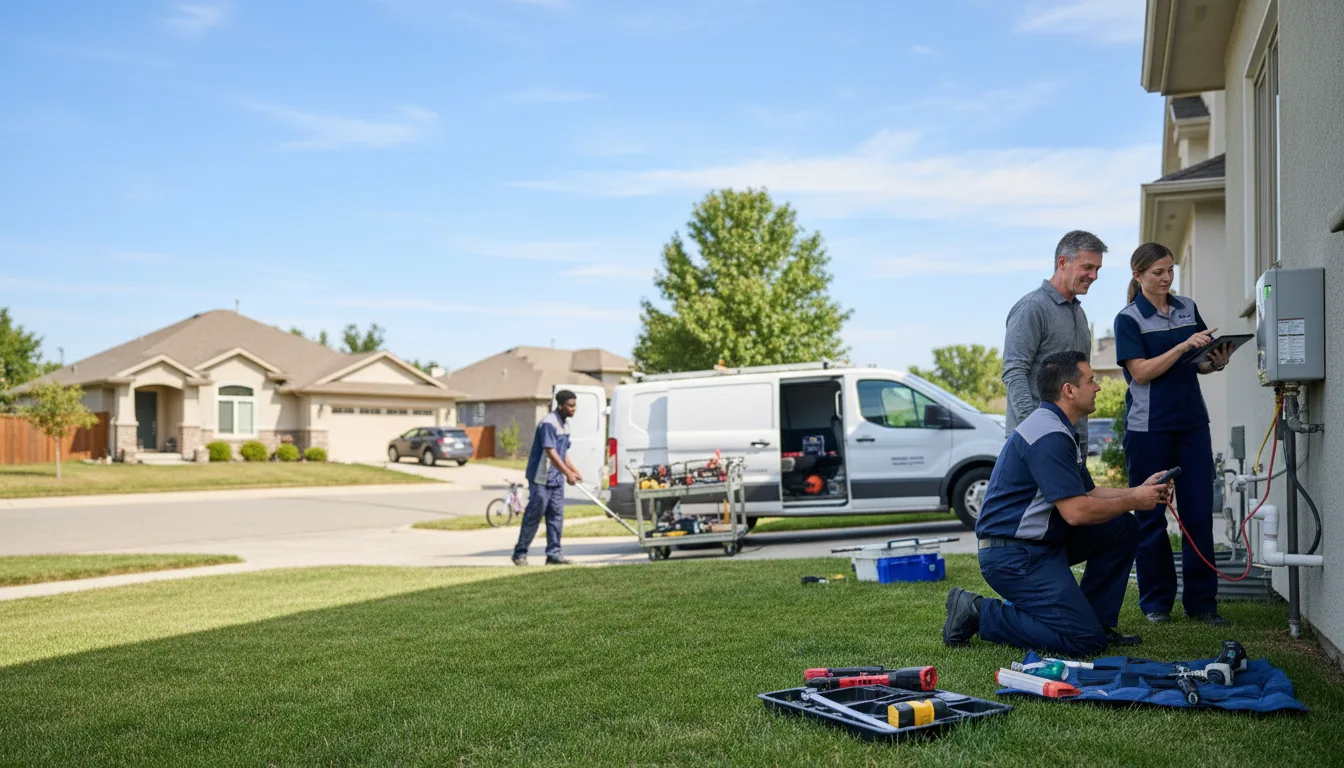 Tankless water heater service in Iola, TX